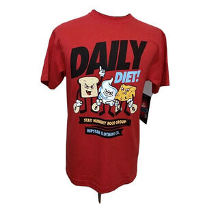 Hipstar NWT Red Graphic Shirt Men Various